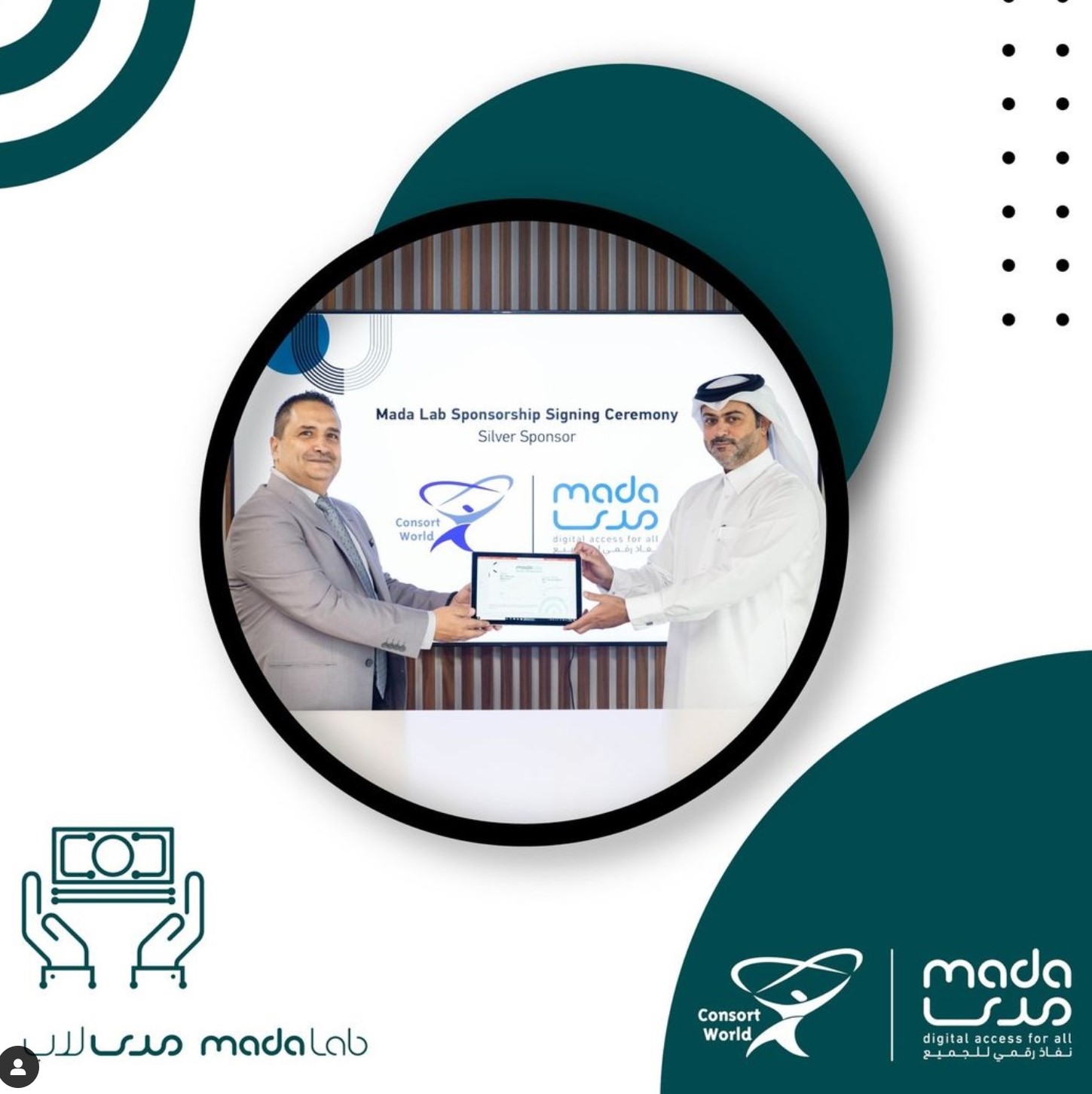Consort World signs sponsorship with Mada Lab
