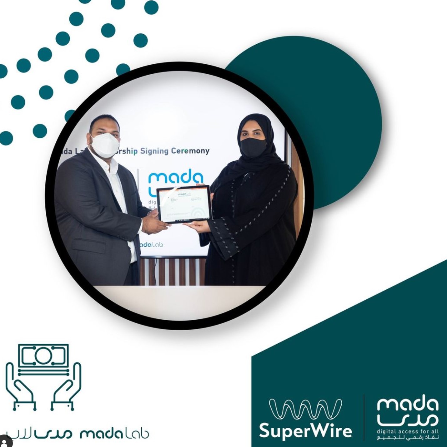 Superwire signs Sponsorship agreement with Mada Lab